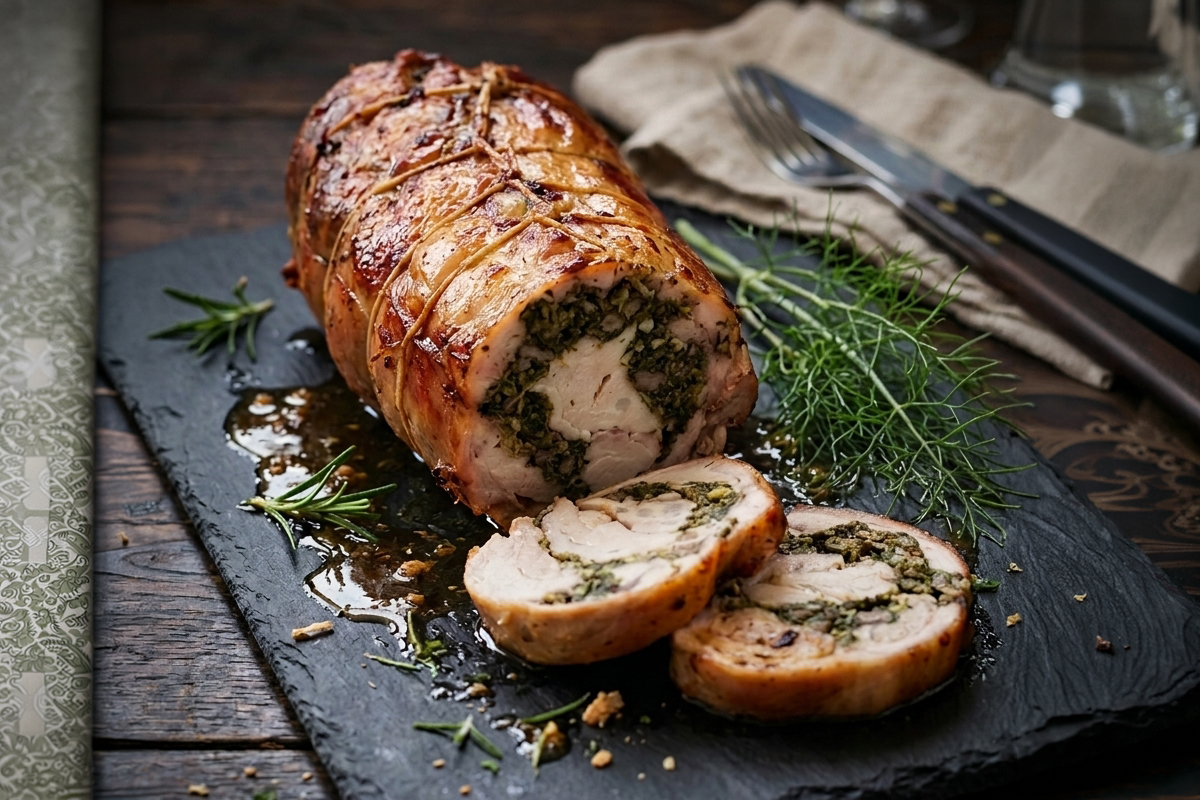 coniglio alla porchetta