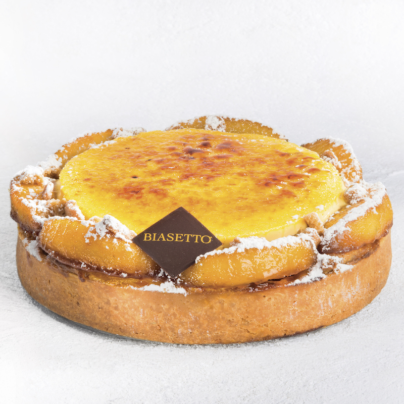 Pomme brulee tart
